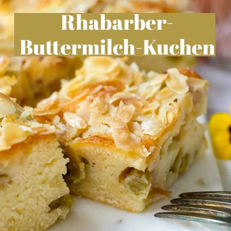 Rhabarber-Buttermilch-Kuchen