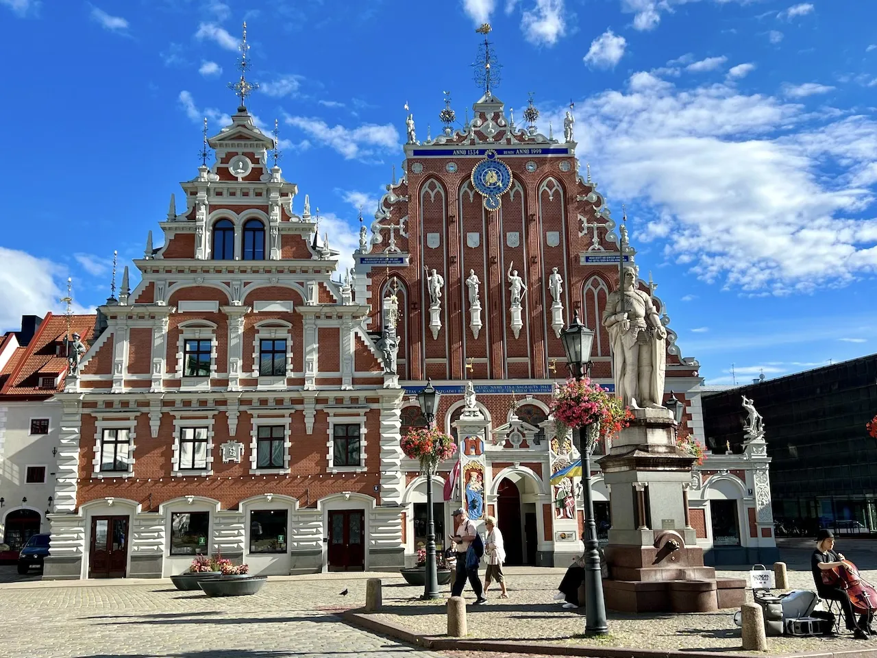 Riga Mittelalterliche Häuser