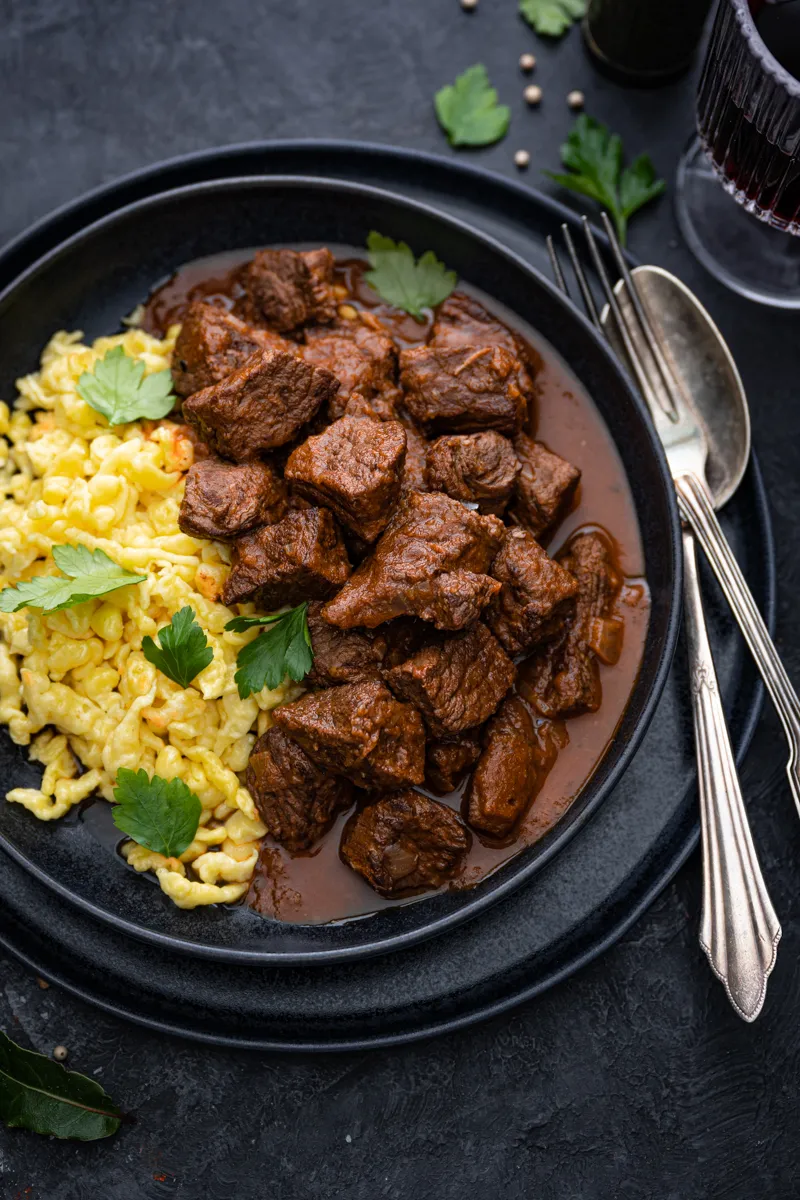 Rindergulasch trickytine