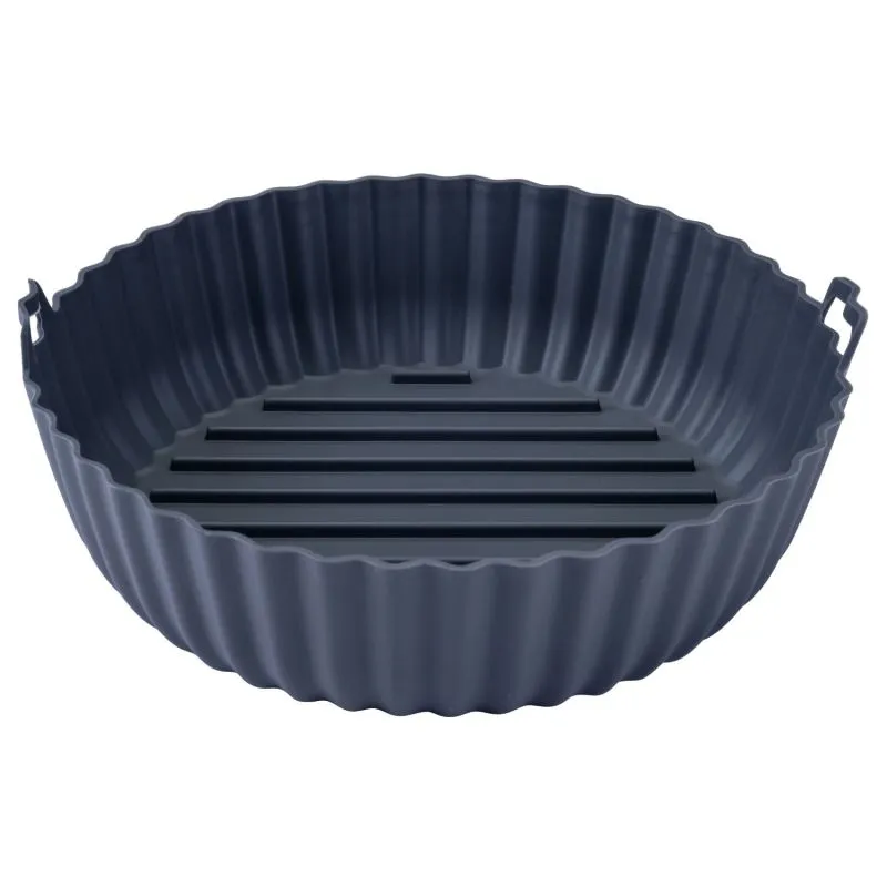 Runde Silikonform für die Heißluftfritteuse