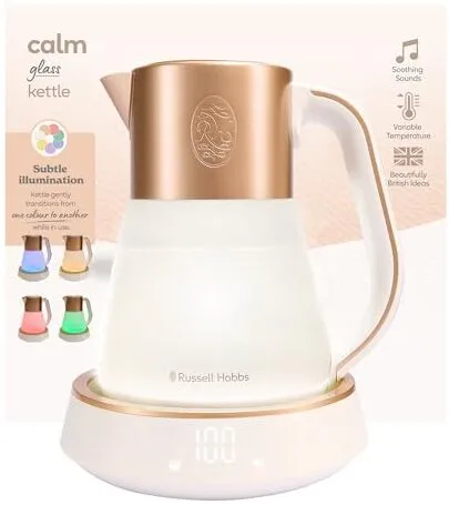 Russell Hobbs Calm Wasserkocher: Beruhigende Melodien und LED-Beleuchtung