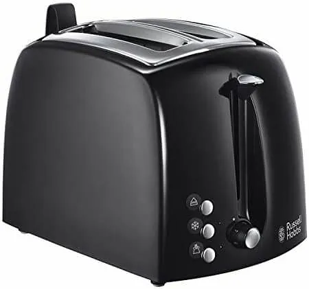 Russell Hobbs Textures Plus Toaster in Schwarz