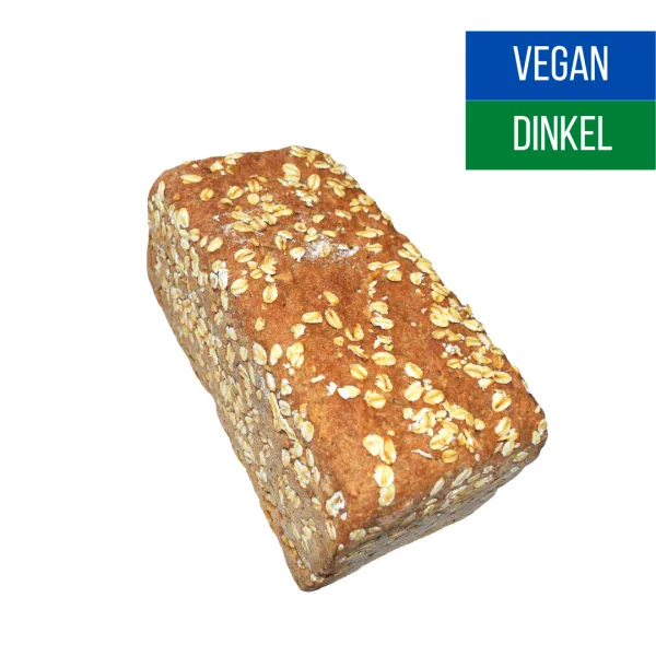 Rustikales Bio-Haferbrot mit knuspriger Kruste