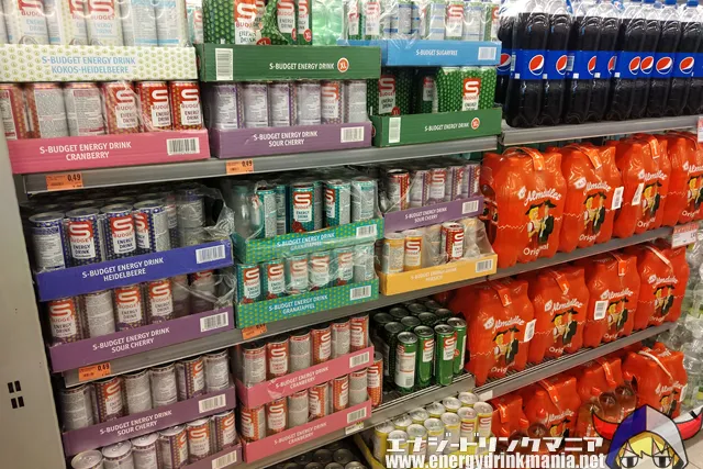 S BUDGET Energy Drink Auswahl