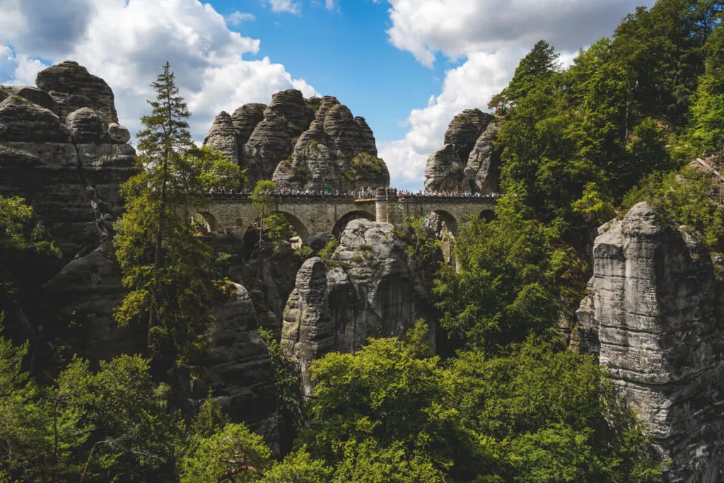 Sächsische Schweiz Bastei Basteibrücke