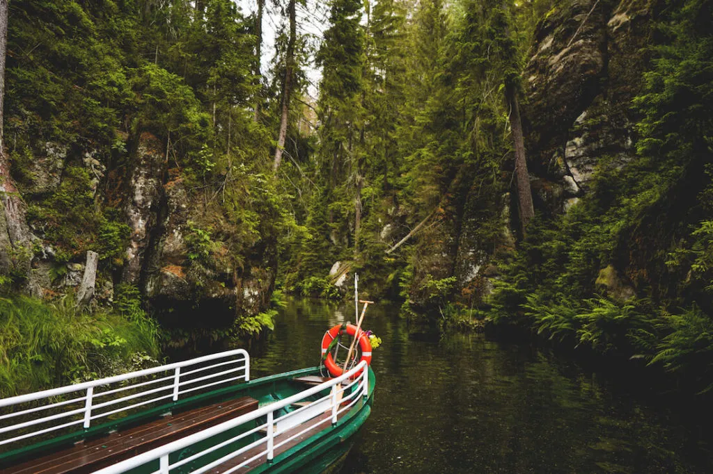 Sächsische Schweiz Obere Schleuse Kahnfahrt