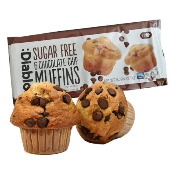 Saftiger Diablo Chocolate Chip Muffin ohne Zuckerzusatz
