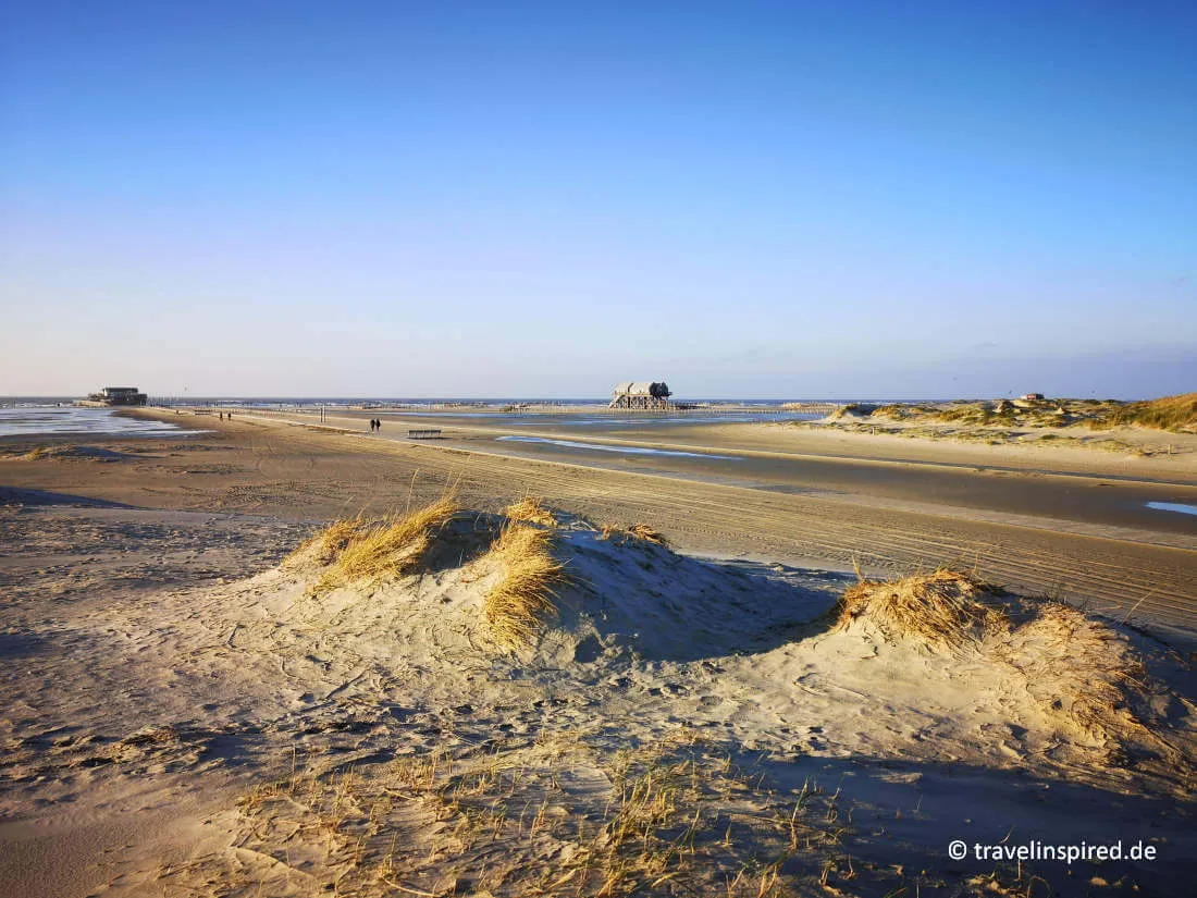 Sankt Peter-Ording mit seinen Stelzenhäusern