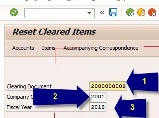 SAP transaction codes for reversals