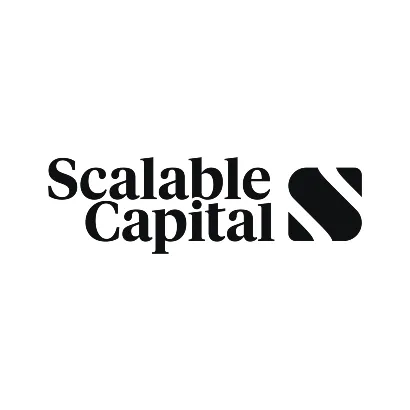 Scalable Capital Logo: Depot und Sparpläne für flexible Geldanlage