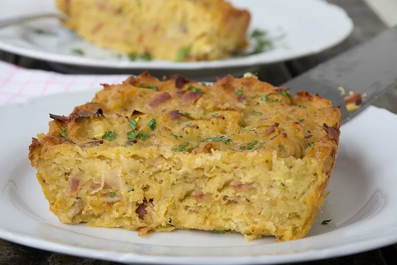 Schales, ein herzhafter Kartoffelauflauf aus dem Saarland