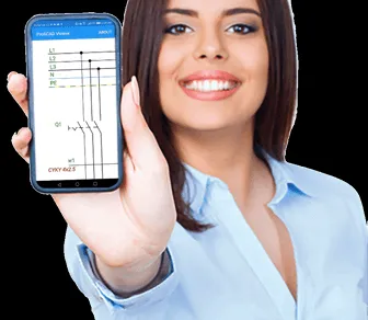 Schaltplan Anzeige auf Tablet mit ProfiCAD Viewer