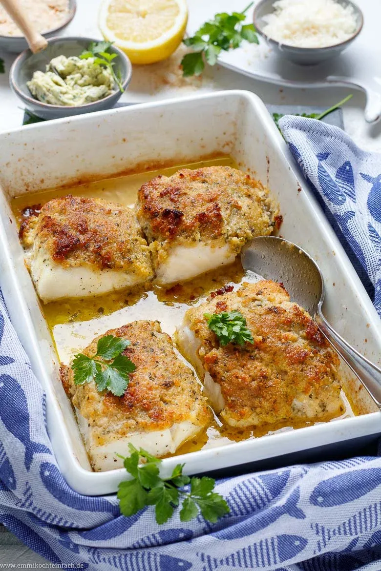 Schlemmerfilet a la Bordelaise - ein Ofen Fischfilet