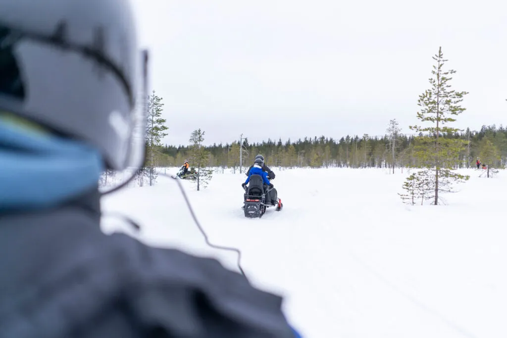Schneemobiltour Rovaniemi