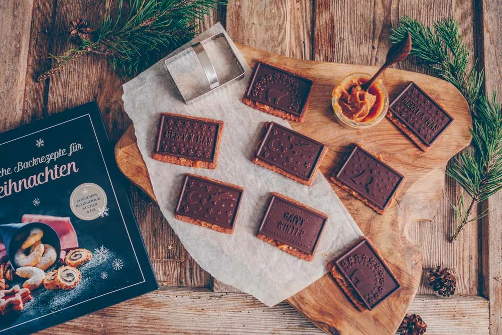 Schokoladen-Karamell-Doppelkeks