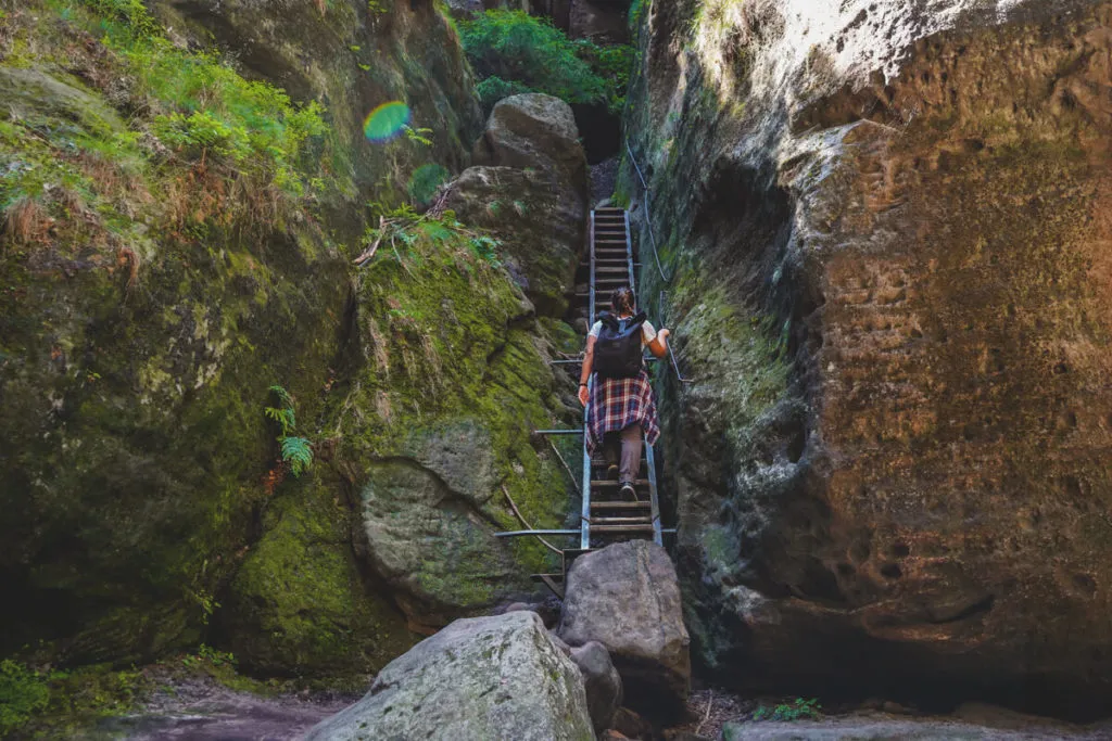 Sehenswürdigkeiten in der Sächsischen Schweiz Wilde Hölle Wanderung