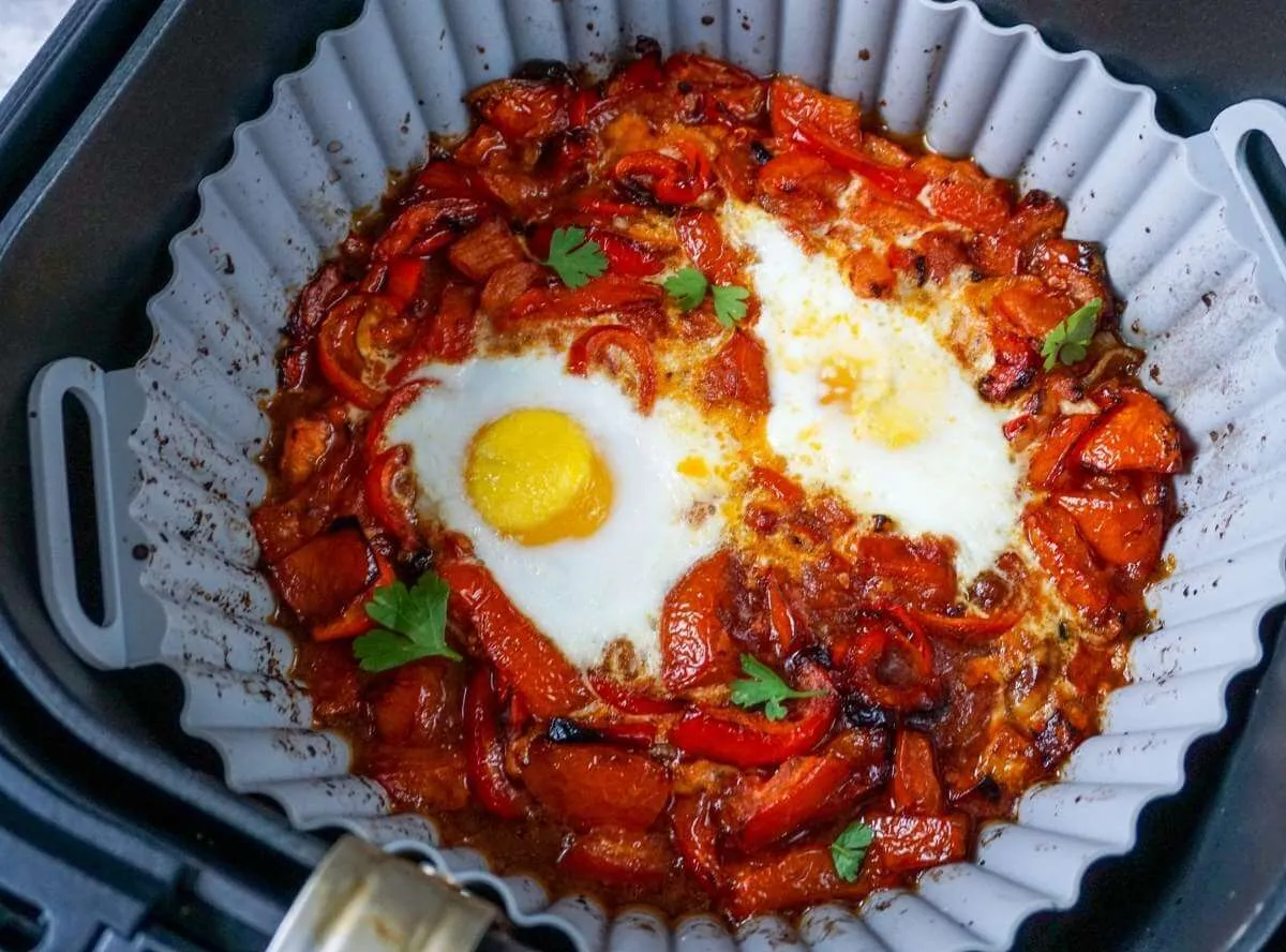 Shakshuka aus der Heißluftfritteuse „Geschmackswunder“ 