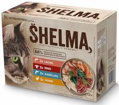 Shelma Reich an Huhn in Soße: Nassfutter mit geringem Fettgehalt