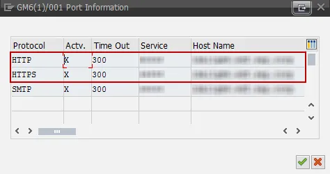 SICF Transaktion zur Anzeige von Services