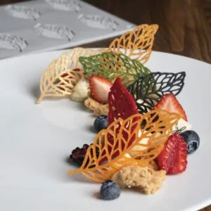 Silikonform mit Federmotiv