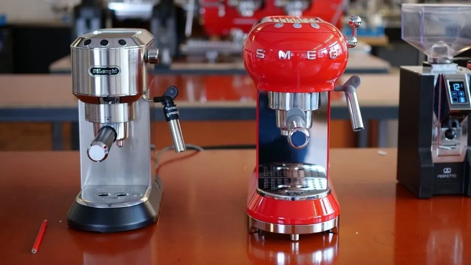 smeg espresso vs delonghi dedica ec685