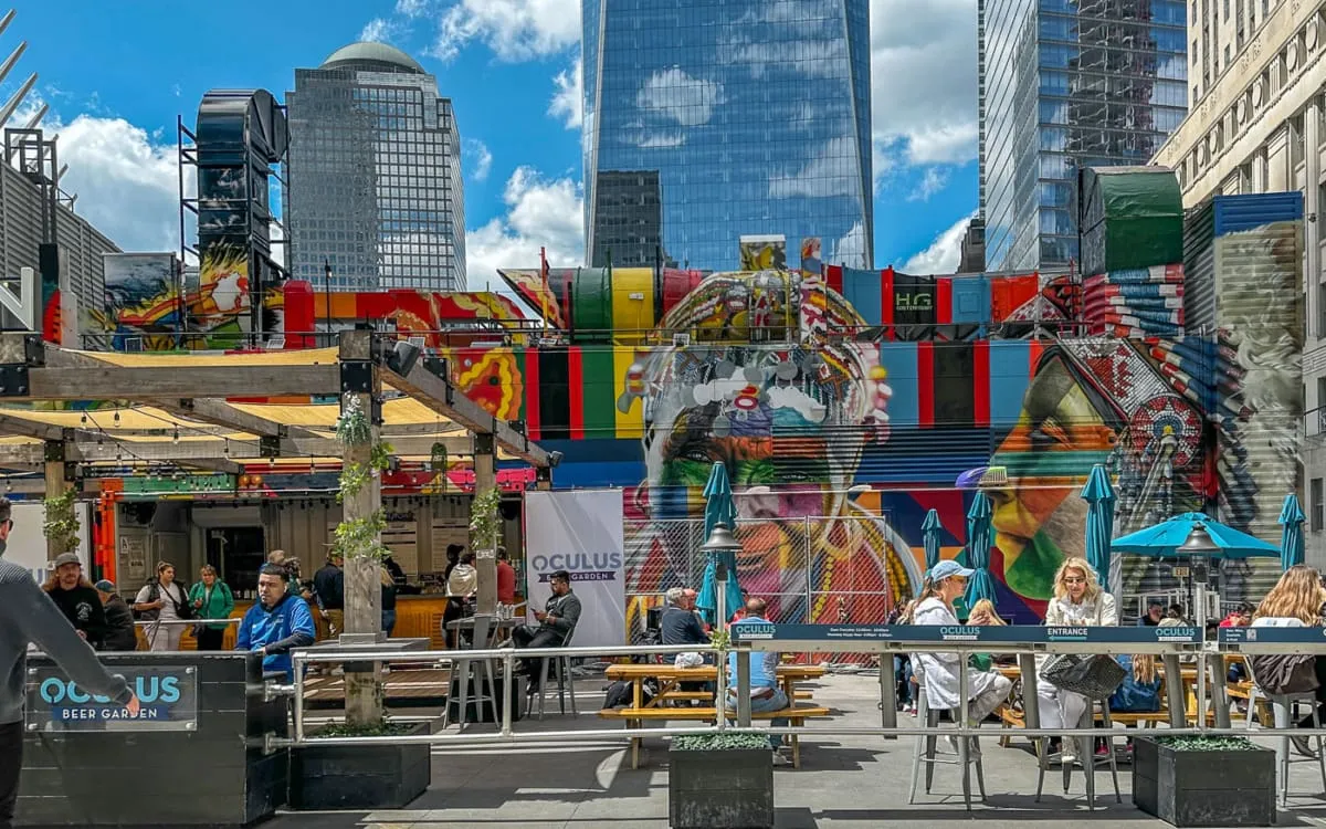 Smorgasburg WTC im neuen Biergarten am WTC