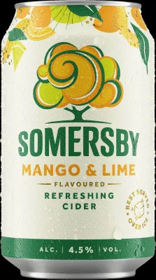 Somersby Mango Lime Cider in der Flasche