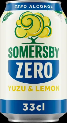 Somersby Yuzu &amp; Lemon Zero Cider in Flasche