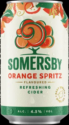 Sommerlicher Somersby Orange Spritz mit Zitrusfrüchten, ideal für eine Erfrischung