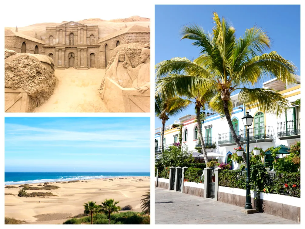 Sonnenuntergang am Strand von Gran Canaria