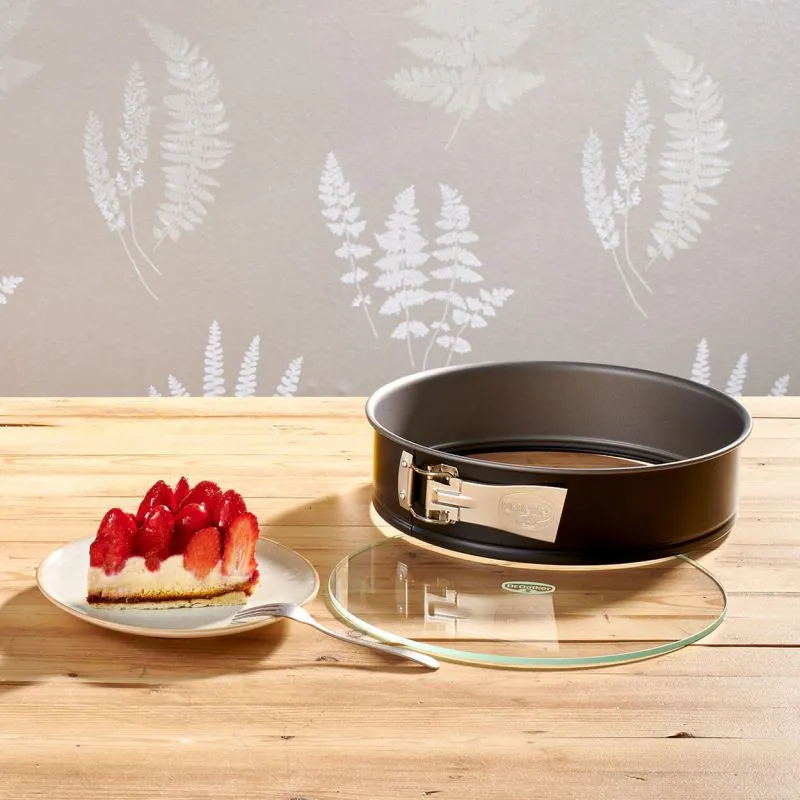 Springform mit Glasboden für Käsekuchen