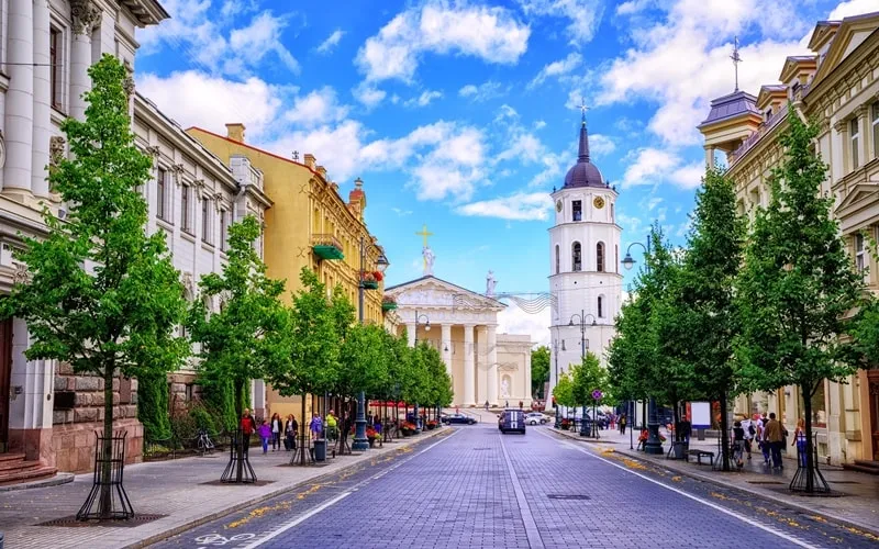 Stadtansicht Hauptstadt Litauen