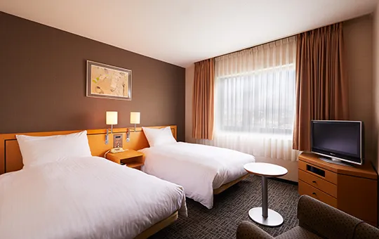 Standard Twin Zimmer im Hotel Agora Osaka Moriguchi