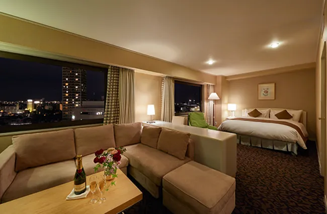 Suite im Hotel Agora Osaka Moriguchi mit Küchenbereich