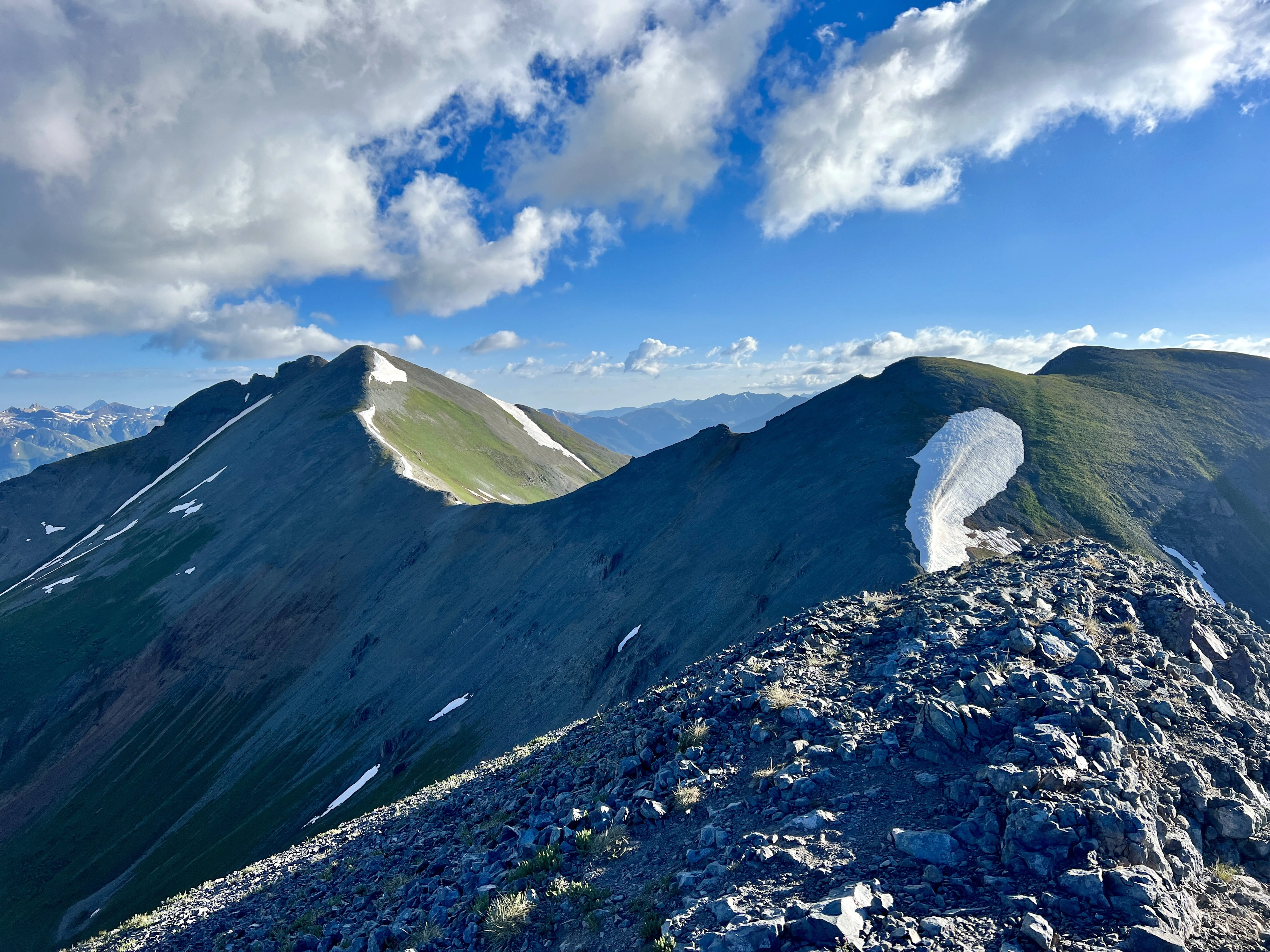 Sultan Mountain vom Spencer Peak, Silverton, CO