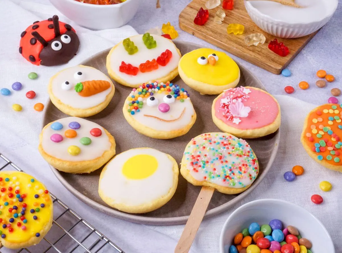 Süße Mini-Amerikaner mit Zuckerguss