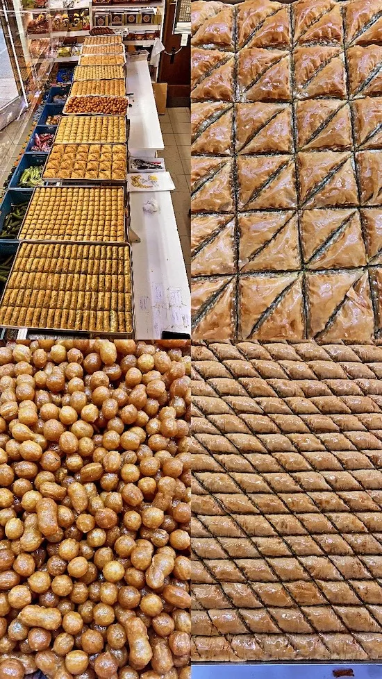 Süße und herzhafte türkische Spezialitäten bei Basak