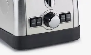 T1 Edition Toaster mit T1-Frontprägung und Bedienfeld für Röstgrade