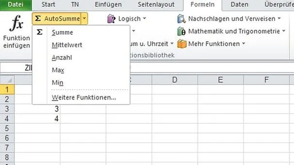 Tabellen Summenformel | Bild: BR