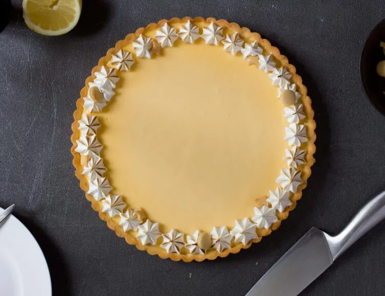 Tarte au citron meringuee, Vogelperspektive