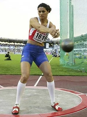 Tatjana Lysenko beim Hammerwurf, Weltrekord, Russland