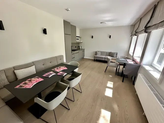 Teeküche und Aufenthaltsraum für Gäste