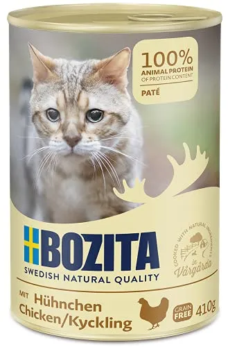 Test Katzenfutter: Bozita Paté.
