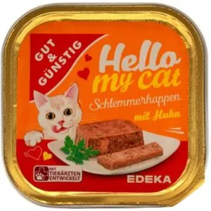 Test Katzenfutter: Gut &amp; Günstig Hello my Cat Schlemmerhappen mit Huhn – detaillierte Übersicht