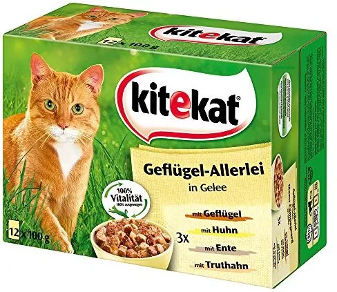 Test Katzenfutter: Kitekat Geflügelallerlei.