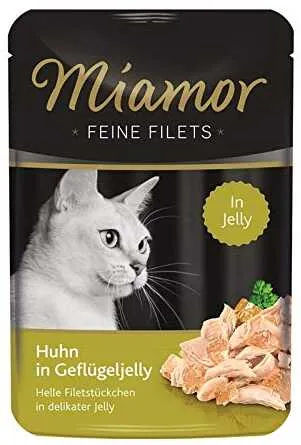 Test Katzenfutter: Miamor Feine Filets Huhn in Geflügeljelly.