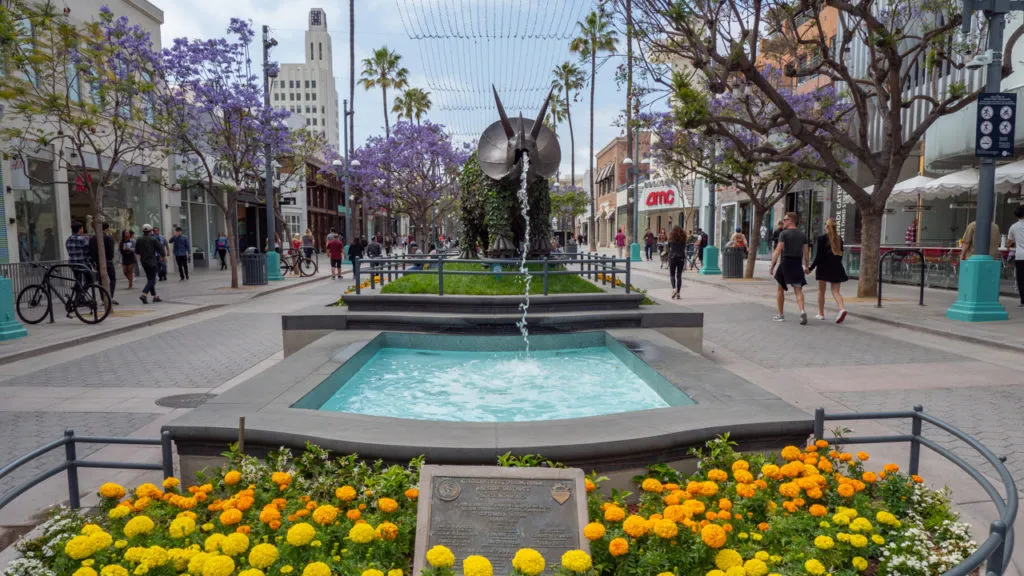 Third Street Promenade in Santa Monica.