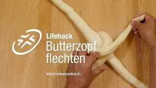 Thumbnail eines Videos zum Zopf flechten, das die Technik für einen wunderschönen Butterzopf zeigt