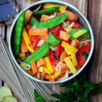 Tiefkühl-Asia-Gemüse Mischung für schnelle Wok Gerichte