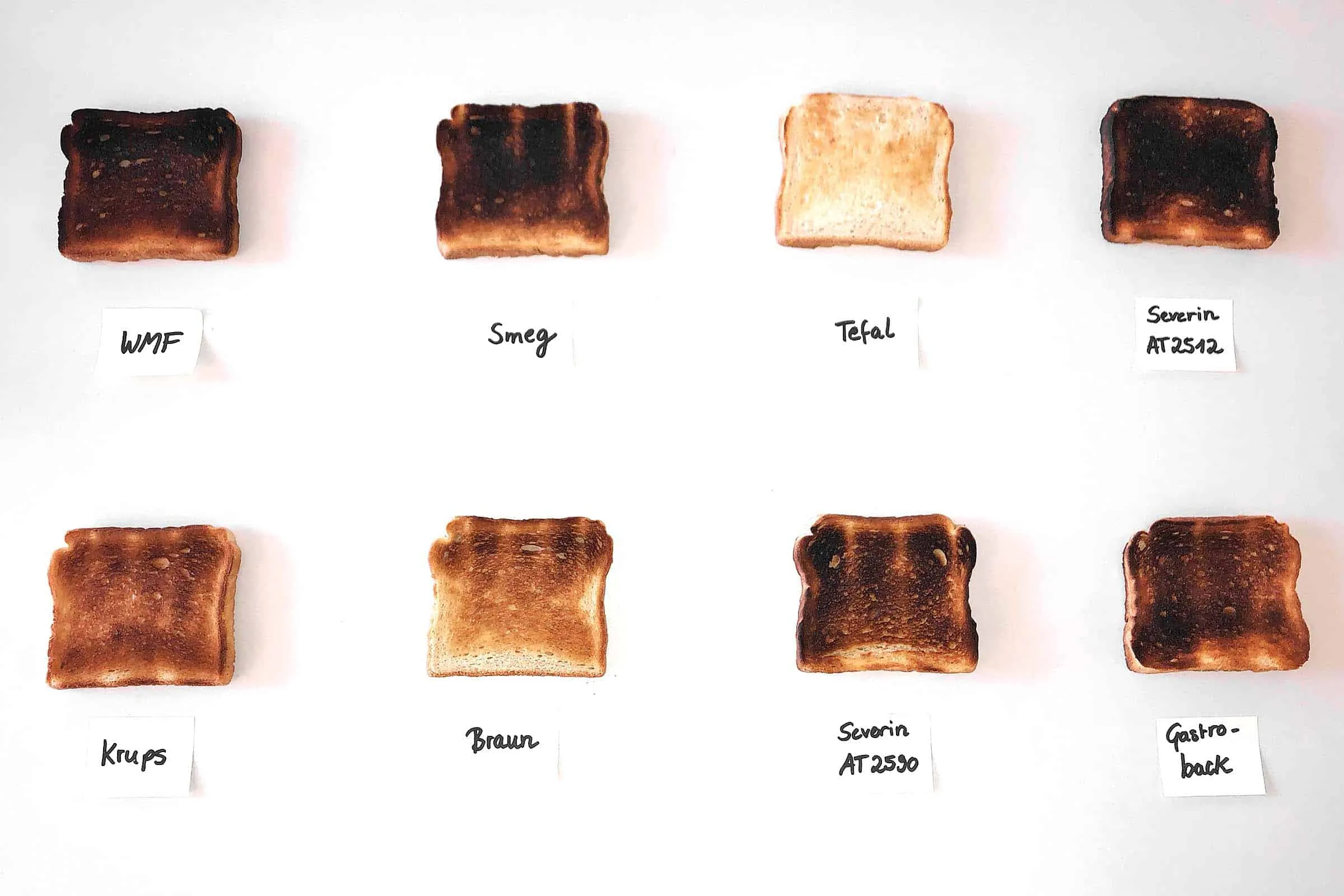 Toaster Test - Toast Ergebnisse 3